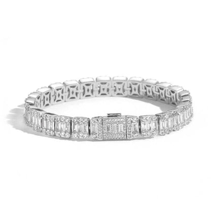 TENNIS ROCK SUGAR S925 FULL DIAMOND BRACELET